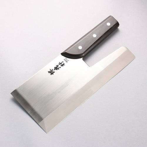 Sakai Takayuki [Left Handed] INOX Molybdenum Soba 270mm Black Pakka wood Handle - Japannywholesale
