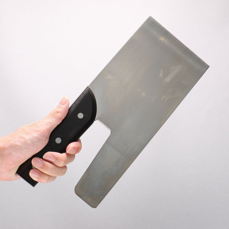Sakai Takayuki [Left Handed] INOX Molybdenum Soba 270mm Black Pakka wood Handle - Japannywholesale