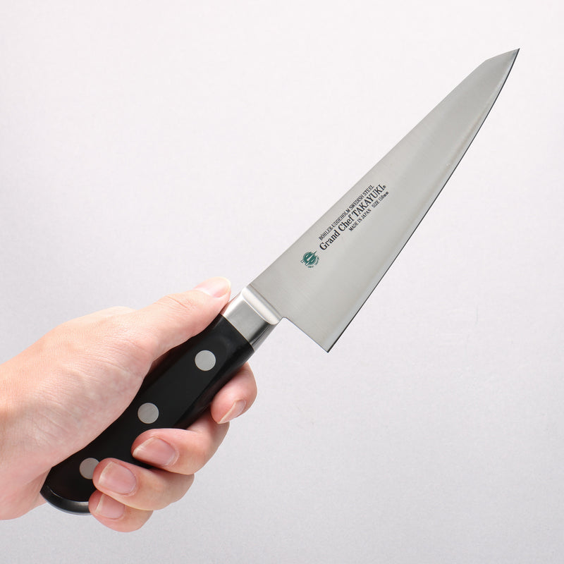 Sakai Takayuki Grand Chef Swedish Steel-stn Honesuki Boning 150mm - Japannywholesale