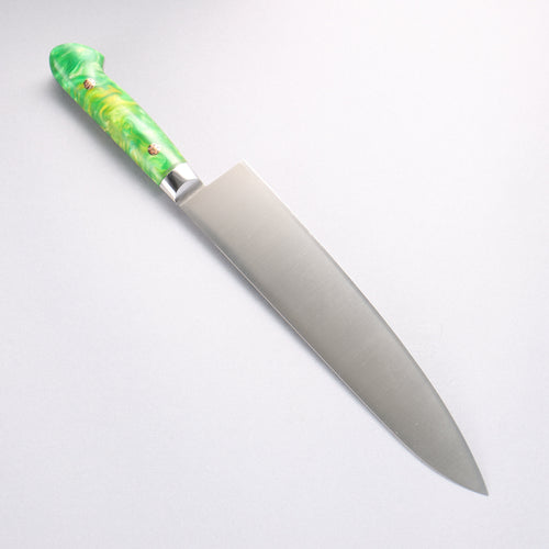 Sakai Takayuki Grand Chef SP Uddeholm Swedish stain-resistant steel Gyuto Salmon 240mm SP Type III (Jungle) Handle - Japannywholesale