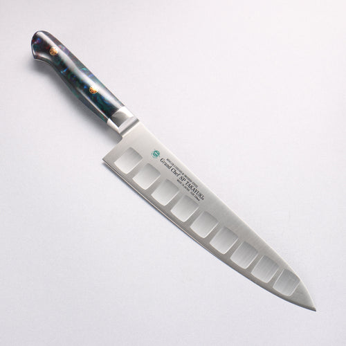Sakai Takayuki Grand Chef SP Uddeholm Swedish stain-resistant steel Gyuto Salmon 210mm SP Type III (Galaxy) Handle - Japannywholesale
