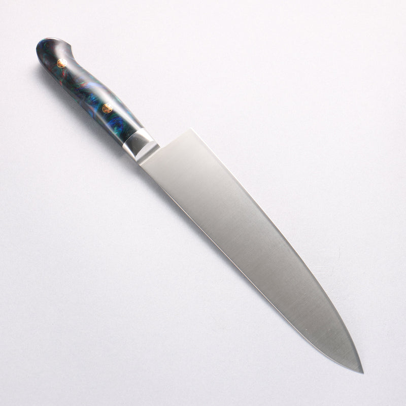 Sakai Takayuki Grand Chef SP Uddeholm Swedish stain-resistant steel Gyuto Salmon 210mm SP Type III (Galaxy) Handle - Japannywholesale