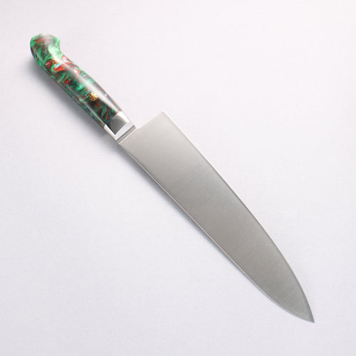 Sakai Takayuki Grand Chef SP Uddeholm Swedish stain-resistant steel Gyuto Salmon 210mm SP Type III (Jungle) Handle - Japannywholesale