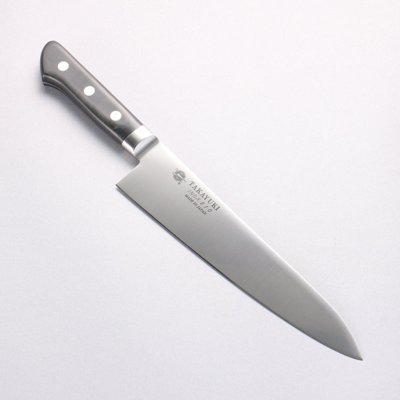 Sakai Takayuki INOX Molybdenum Gyuto 210mm POM Resin Handle - Japannywholesale