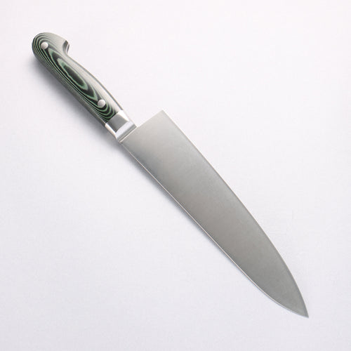 Sakai Takayuki Grand Chef Grand Chef Swedish Steel-stn Gyuto 210mm Green Micarta Handle - Japannywholesale