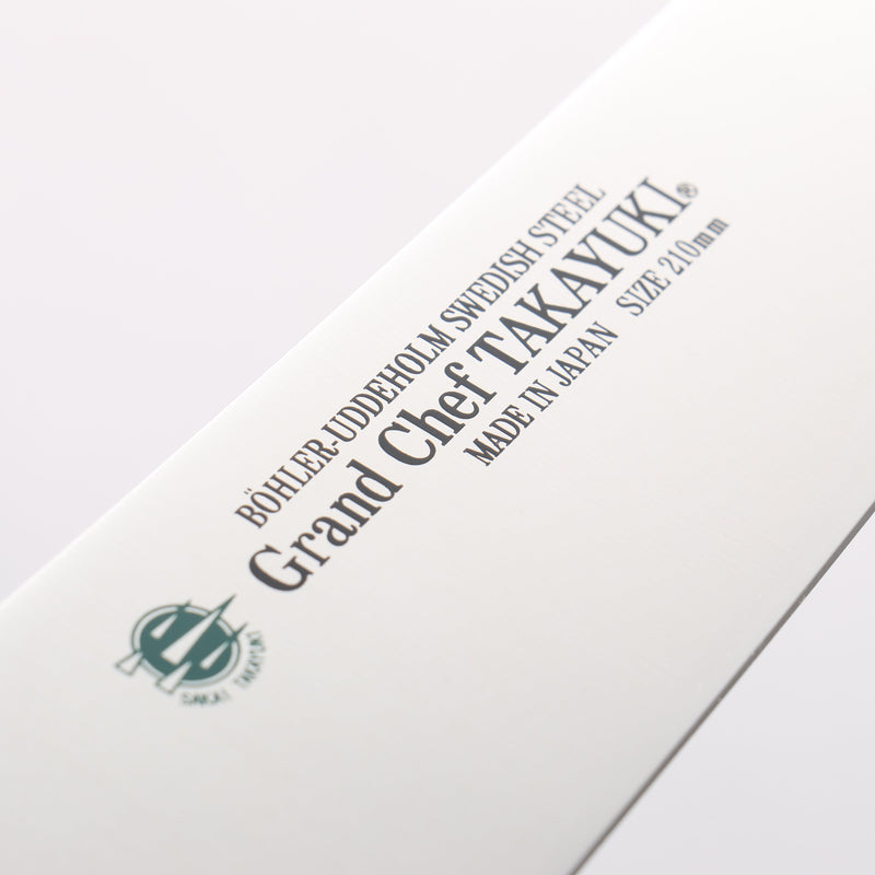 Sakai Takayuki Grand Chef Grand Chef Swedish Steel-stn Gyuto 210mm Green Micarta Handle - Japannywholesale
