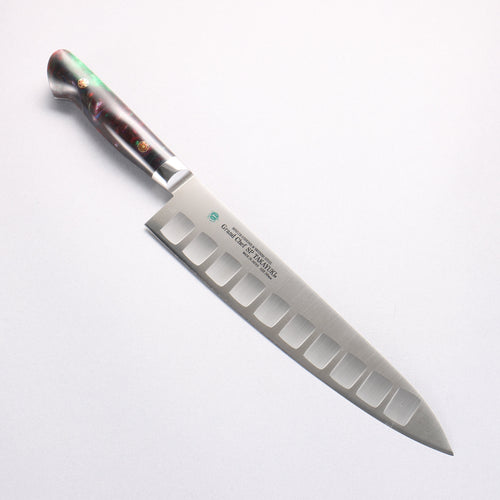 Sakai Takayuki Grand Chef SP Uddeholm Swedish stain-resistant steel Gyuto Salmon 240mm SP Type III (Galaxy) Handle - Japannywholesale