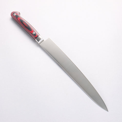 Sakai Takayuki Grand Chef Grand Chef Swedish Steel-stn Sujihiki 240mm Brown Micarta Handle - Japannywholesale