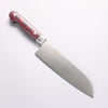 Sakai Takayuki Grand Chef Grand Chef Swedish Steel-stn Santoku 180mm Brown Micarta Handle - Japannywholesale