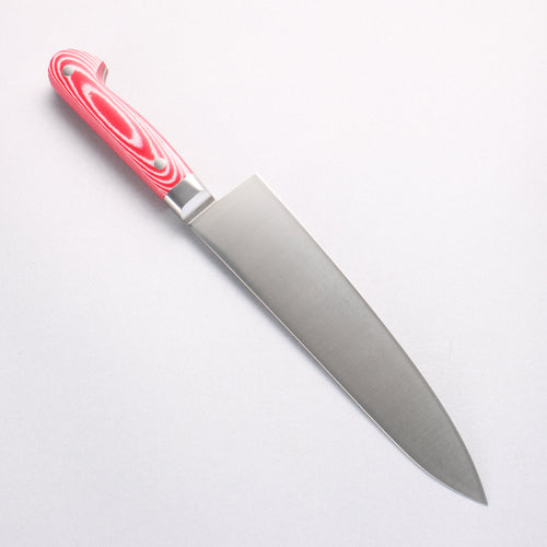 Sakai Takayuki Grand Chef Grand Chef Swedish Steel-stn Gyuto 210mm Red Micarta Handle - Japannywholesale