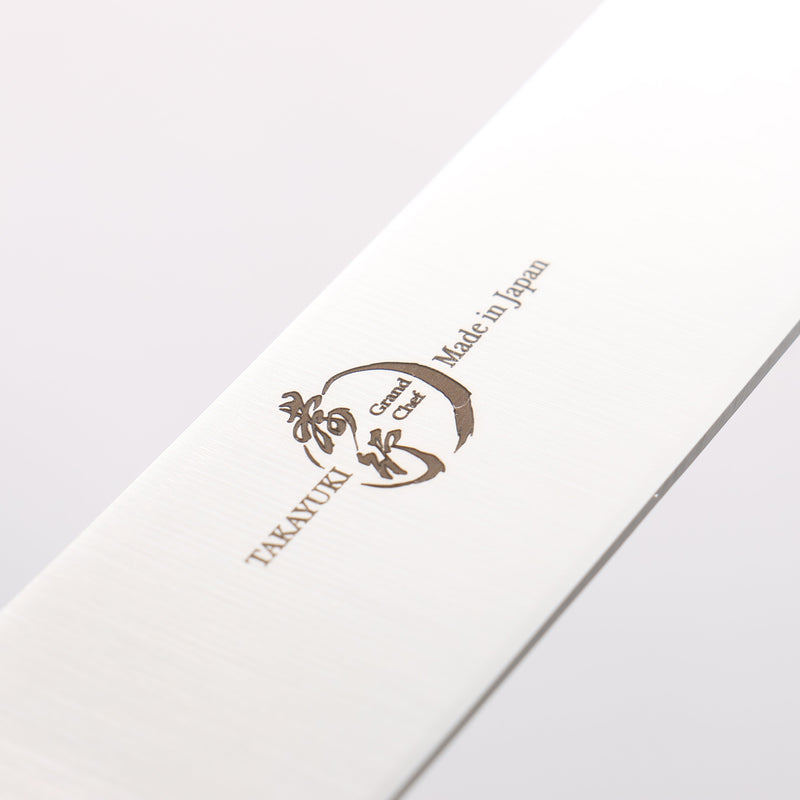 Sakai Takayuki Grand Chef Grand Chef Swedish Steel-stn Sujihiki 240mm Red Micarta Handle - Japannywholesale