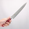 Sakai Takayuki Grand Chef Grand Chef Swedish Steel-stn Sujihiki 240mm Red Micarta Handle - Japannywholesale