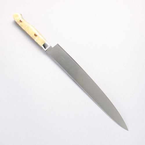 Sakai Takayuki Grand Chef SP Uddeholm Swedish stain-resistant steel Sujihiki Salmon 240mm SP Type III (Pearl) Handle - Japannywholesale