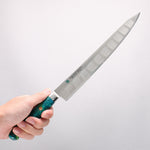 Sakai Takayuki Grand Chef SP Uddeholm Swedish stain-resistant steel Sujihiki Salmon 240mm SP Type III (Jungle) Handle - Japannywholesale
