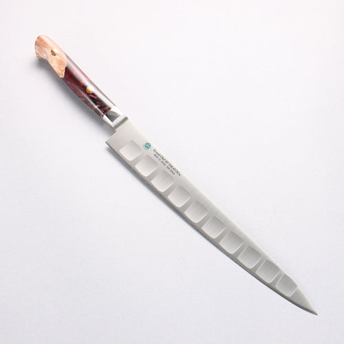 Sakai Takayuki Grand Chef SP Uddeholm Swedish stain-resistant steel Sujihiki Salmon 240mm SP Type III (Volcano) Handle - Japannywholesale