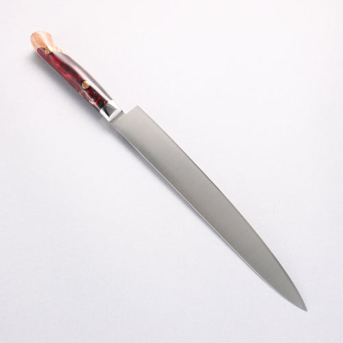 Sakai Takayuki Grand Chef SP Uddeholm Swedish stain-resistant steel Sujihiki Salmon 240mm SP Type III (Volcano) Handle - Japannywholesale