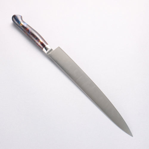 Sakai Takayuki Grand Chef SP Uddeholm Swedish stain-resistant steel Sujihiki Salmon 240mm SP Type III (Galaxy) Handle - Japannywholesale