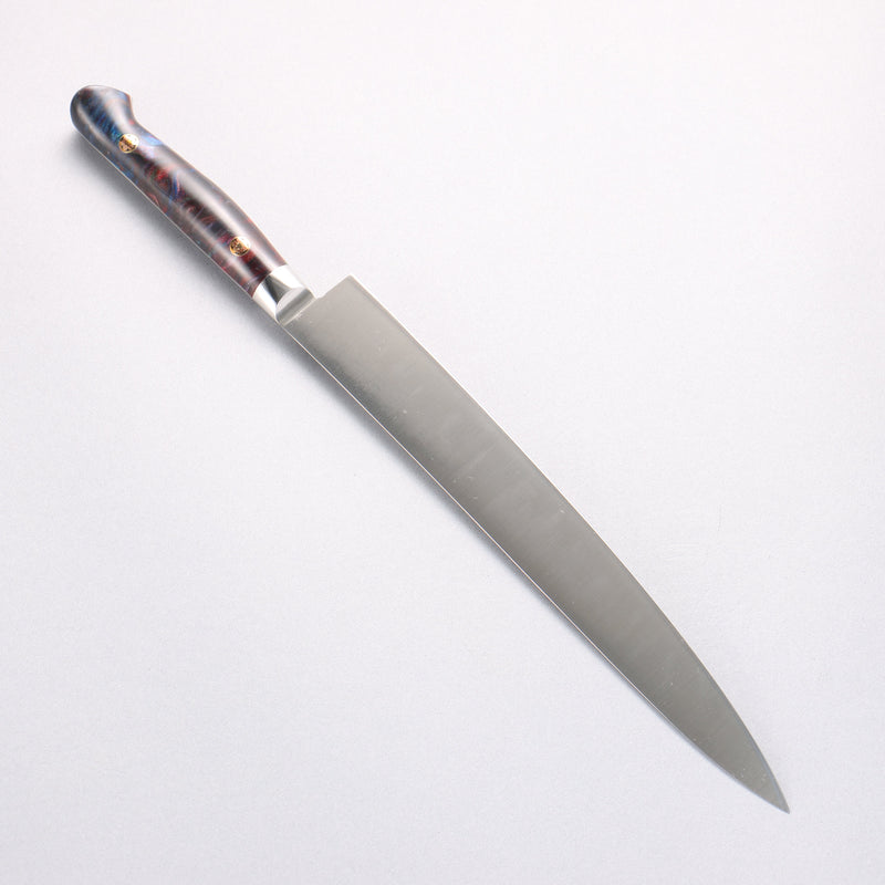 Sakai Takayuki Grand Chef SP Uddeholm Swedish stain-resistant steel Sujihiki Salmon 240mm SP Type III (Galaxy) Handle - Japannywholesale