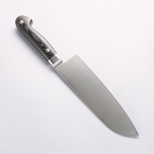 Sakai Takayuki Grand Chef Grand Chef Swedish Steel-stn Santoku 180mm Black Micarta Handle - Japannywholesale