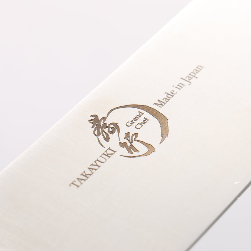 Sakai Takayuki Grand Chef Grand Chef Swedish Steel-stn Santoku 180mm Black Micarta Handle - Japannywholesale