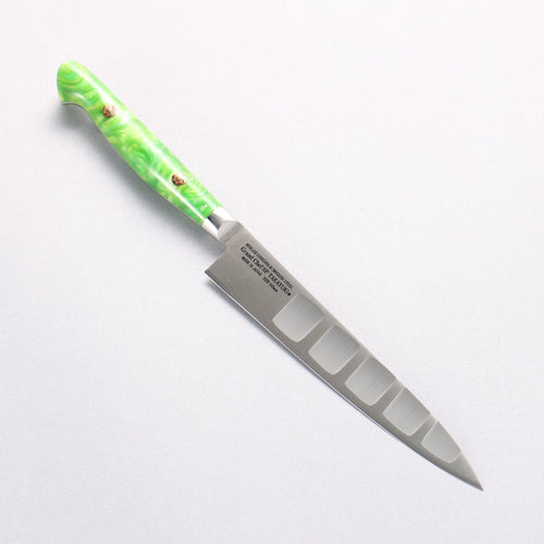 Sakai Takayuki Grand Chef SP Uddeholm Swedish stain-resistant steel Petty-Utility Salmon 150mm SP Type III (Jungle) Handle - Japannywholesale