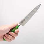 Sakai Takayuki Grand Chef SP Uddeholm Swedish stain-resistant steel Petty-Utility Salmon 150mm SP Type III (Jungle) Handle - Japannywholesale