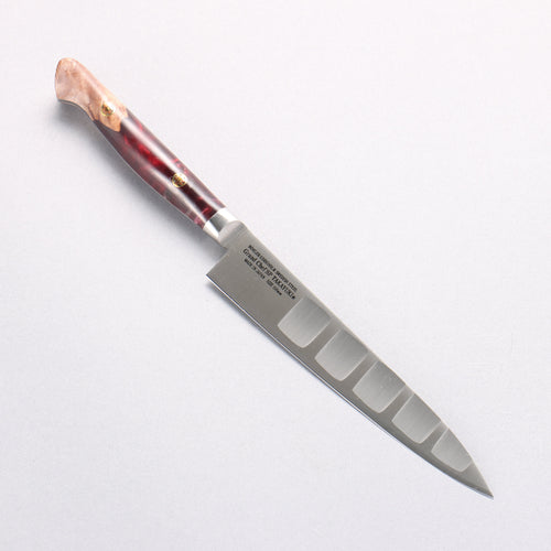 Sakai Takayuki Grand Chef SP Uddeholm Swedish stain-resistant steel Petty-Utility Salmon 150mm SP Type III (Volcano) Handle - Japannywholesale