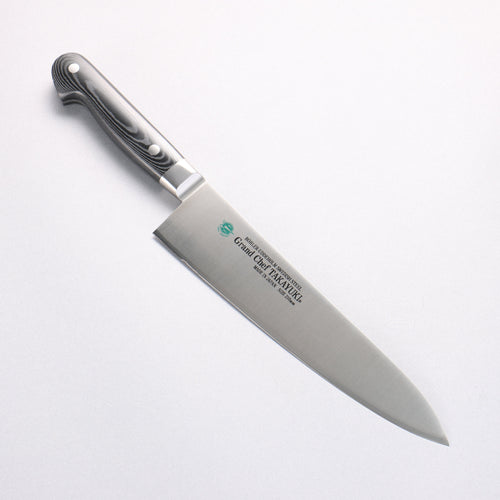 Sakai Takayuki Grand Chef Grand Chef Swedish Steel-stn Gyuto 210mm Black Micarta Handle - Japannywholesale