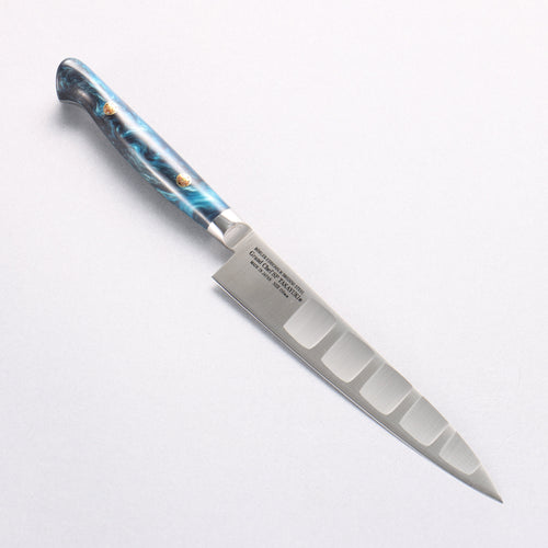 Sakai Takayuki Grand Chef SP Uddeholm Swedish stain-resistant steel Petty-Utility Salmon 150mm SP Type III (Ocean) Handle - Japannywholesale