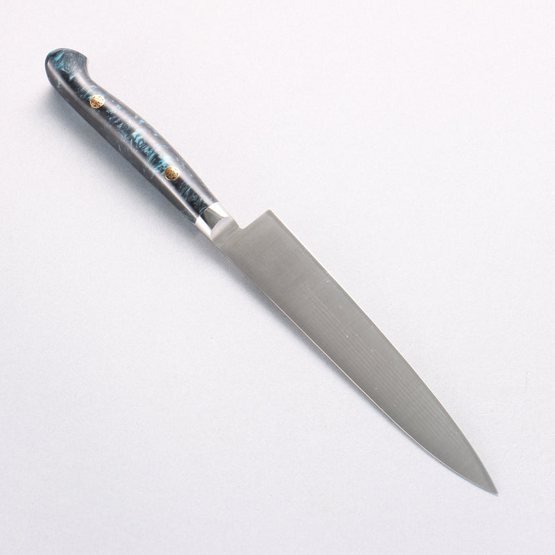Sakai Takayuki Grand Chef SP Uddeholm Swedish stain-resistant steel Petty-Utility Salmon 150mm SP Type III (Ocean) Handle - Japannywholesale