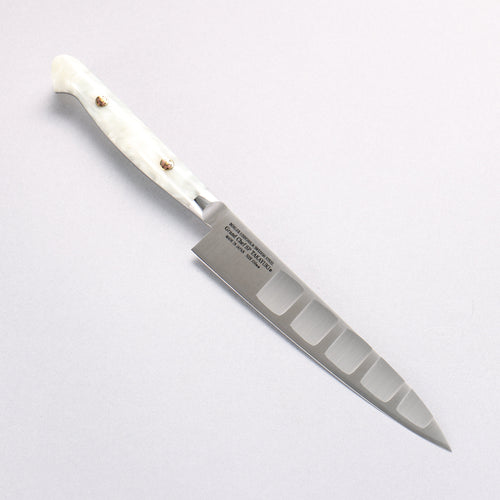 Sakai Takayuki Grand Chef SP Uddeholm Swedish stain-resistant steel Petty-Utility Salmon 150mm SP Type III (Pearl) Handle - Japannywholesale
