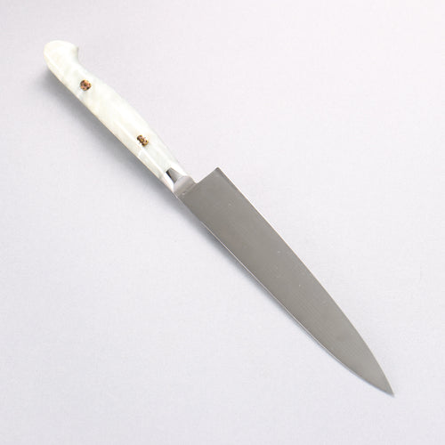 Sakai Takayuki Grand Chef SP Uddeholm Swedish stain-resistant steel Petty-Utility Salmon 150mm SP Type III (Pearl) Handle - Japannywholesale