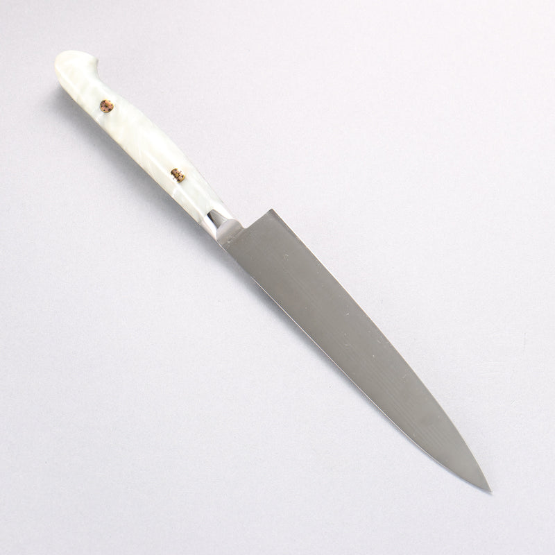 Sakai Takayuki Grand Chef SP Uddeholm Swedish stain-resistant steel Petty-Utility Salmon 150mm SP Type III (Pearl) Handle - Japannywholesale