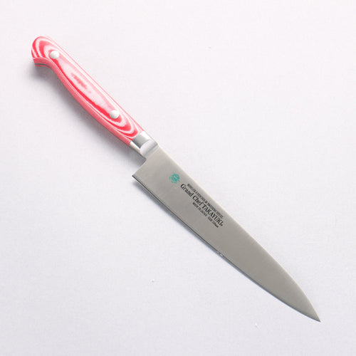 Sakai Takayuki Grand Chef Grand Chef Swedish Steel-stn Petty-Utility 150mm Red Micarta Handle - Japannywholesale