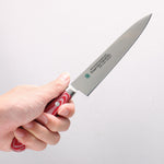 Sakai Takayuki Grand Chef Grand Chef Swedish Steel-stn Petty-Utility 150mm Red Micarta Handle - Japannywholesale