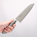 Sakai Takayuki INOX PRO Molybdenum Santoku 180mm - Japannywholesale