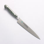 Sakai Takayuki Grand Chef Grand Chef Swedish Steel-stn Petty-Utility 150mm Green Micarta Handle - Japannywholesale