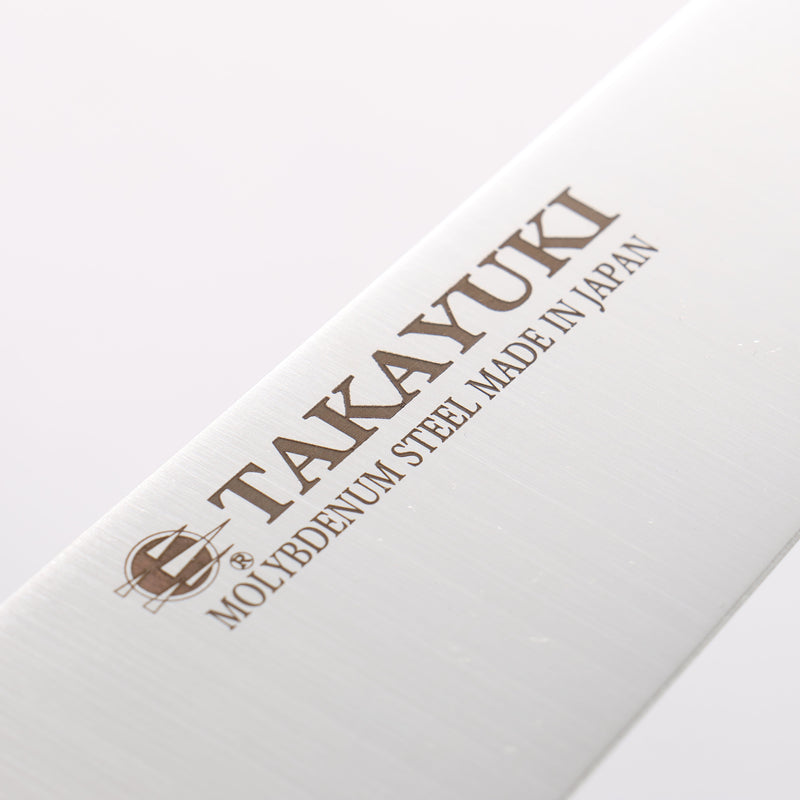 Sakai Takayuki Molybdenum Migaki Finished Gyuto 180mm Black PC(Plastic) Handle - Japannywholesale