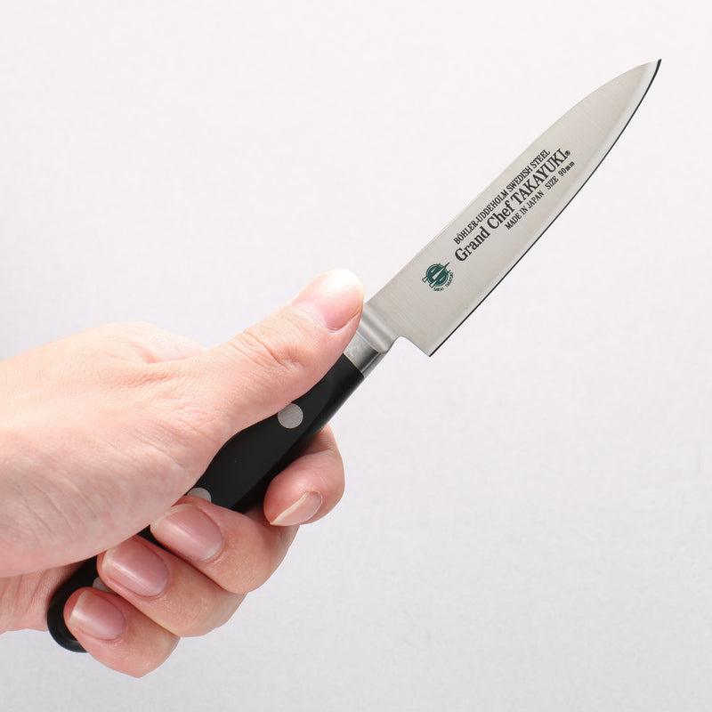 Sakai Takayuki Grand Chef Swedish Steel-stn Petty-Utility 90mm - Japannywholesale
