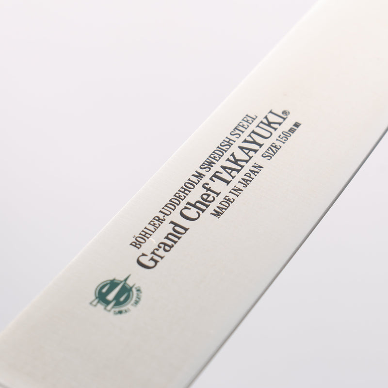 Sakai Takayuki Grand Chef Swedish Steel-stn Petty-Utility 150mm - Japannywholesale