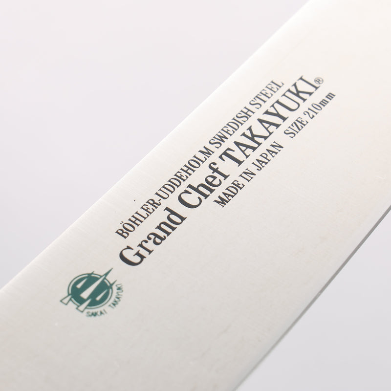 Sakai Takayuki Grand Chef Swedish Steel-stn Gyuto - Japannywholesale