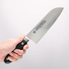 Sakai Takayuki Grand Chef Swedish Steel-stn Santoku 180mm - Japannywholesale