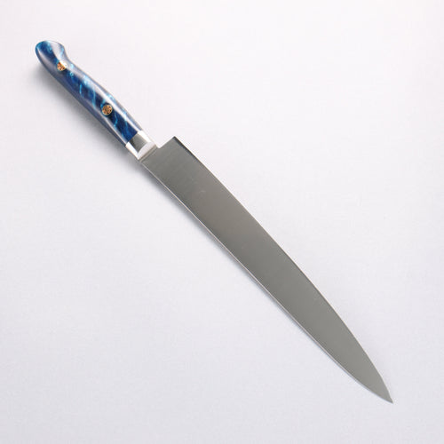 Sakai Takayuki Grand Chef SP Uddeholm Swedish stain-resistant steel Sujihiki Salmon  240mm SP Type III (Ocean) Handle