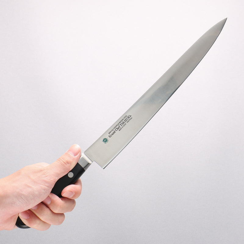 Sakai Takayuki Grand Chef Swedish Steel-stn Sujihiki 270mm - Japannywholesale