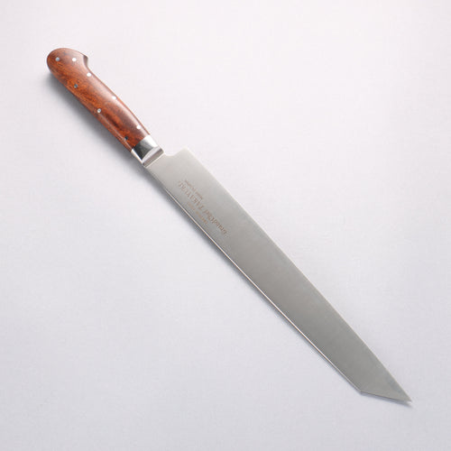 Sakai Takayuki Grand Chef Swedish Steel-stn Kiritsuke Yanagiba 260mm Desert Ironwood(Sugihara model) Handle with Sheath - Japannywholesale