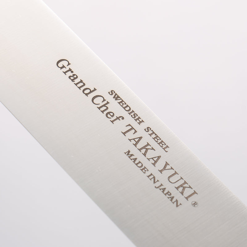 Sakai Takayuki Grand Chef Swedish Steel-stn Kiritsuke Yanagiba 260mm Desert Ironwood(Sugihara model) Handle with Sheath - Japannywholesale