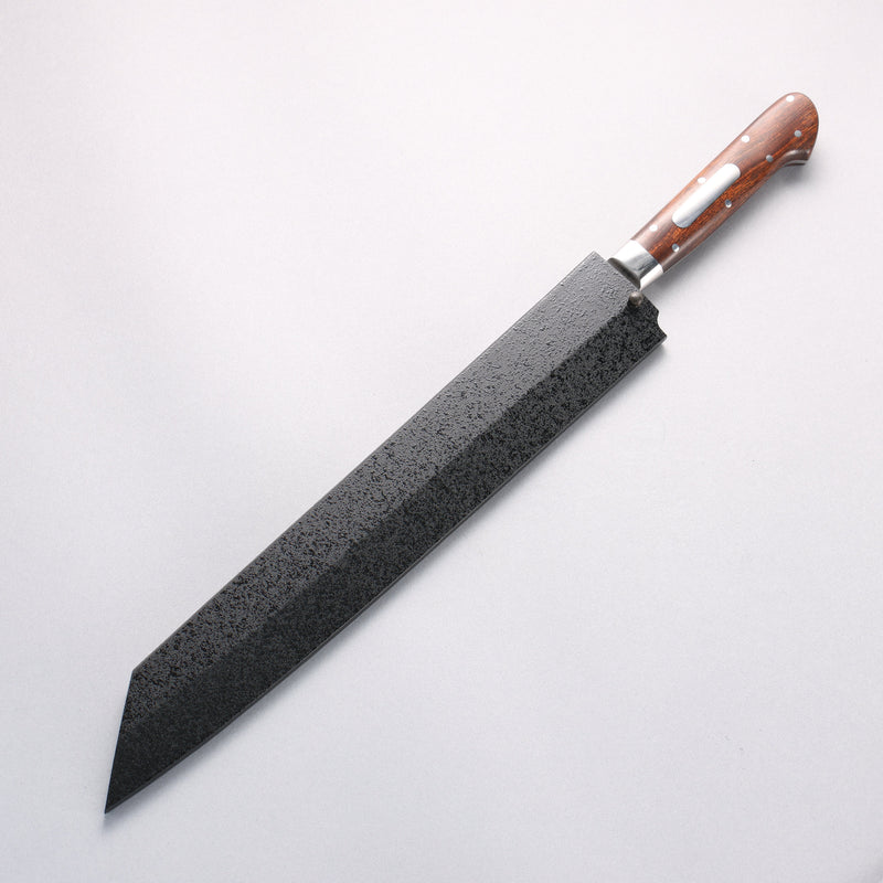 Sakai Takayuki Grand Chef [Left Handed] Swedish Steel-stn Kiritsuke Yanagiba 260mm Desert Ironwood(Sugihara model) Handle with Sheath - Japannywholesale