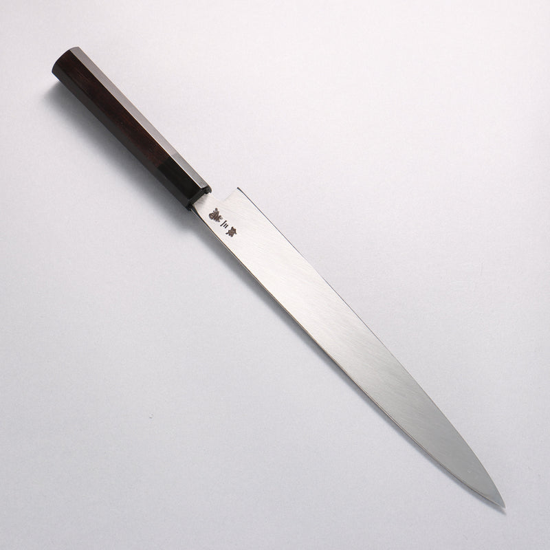 Sakai Takayuki Silver Steel No.3 Yanagiba 270mm Ebony Wood (ferrule: Black Water Buffalo Horn) Handle - Japannywholesale
