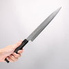 Sakai Takayuki Silver Steel No.3 Yanagiba 270mm Ebony Wood (ferrule: Black Water Buffalo Horn) Handle - Japannywholesale
