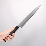 Sakai Takayuki Silver Steel No.3 Yanagiba 270mm Ebony Wood (ferrule: Black Water Buffalo Horn) Handle - Japannywholesale